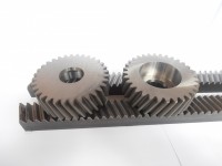 Helical gears and racks